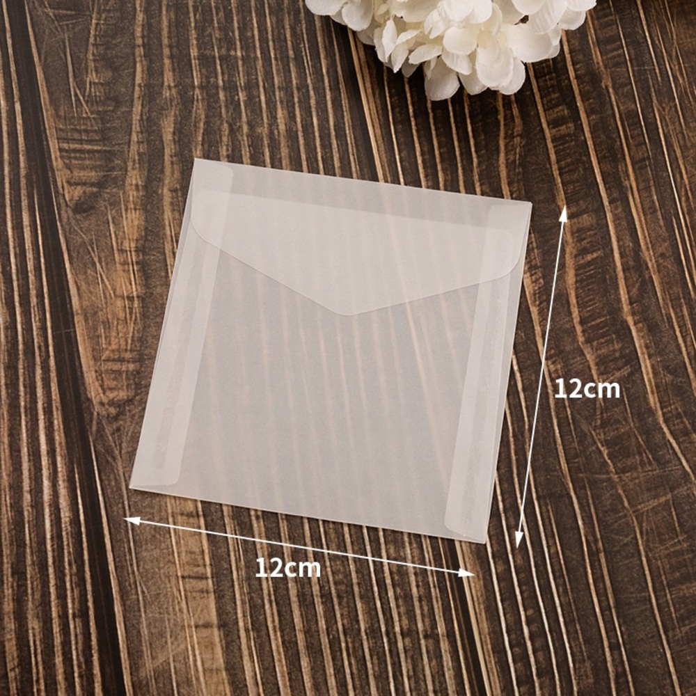 ($10 for 10) Glassine Paper Envelope 12x12cm